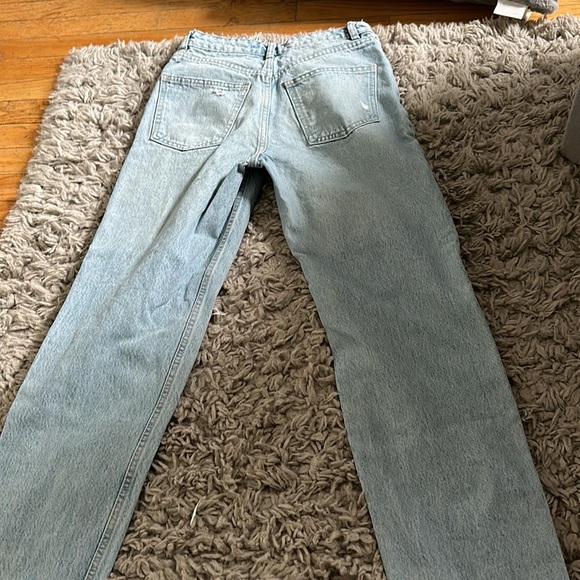 Zara one rip straight leg jeans - Picture 2 of 2